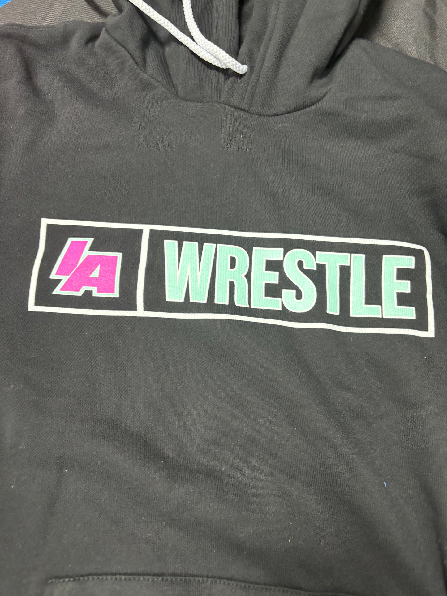 Pink/Teal IAwrestle hoodie