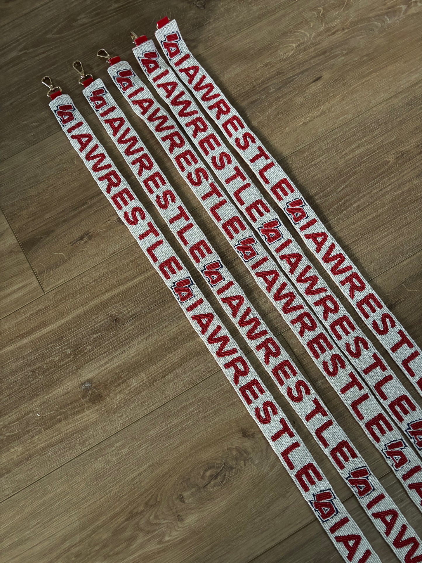 IAWrestle beaded purse strap