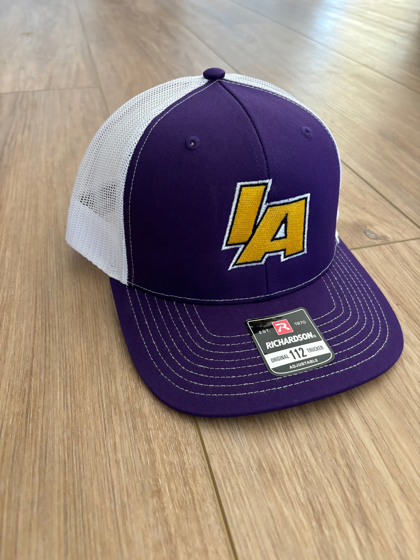Purple/ Yellow Richardson 112 hat