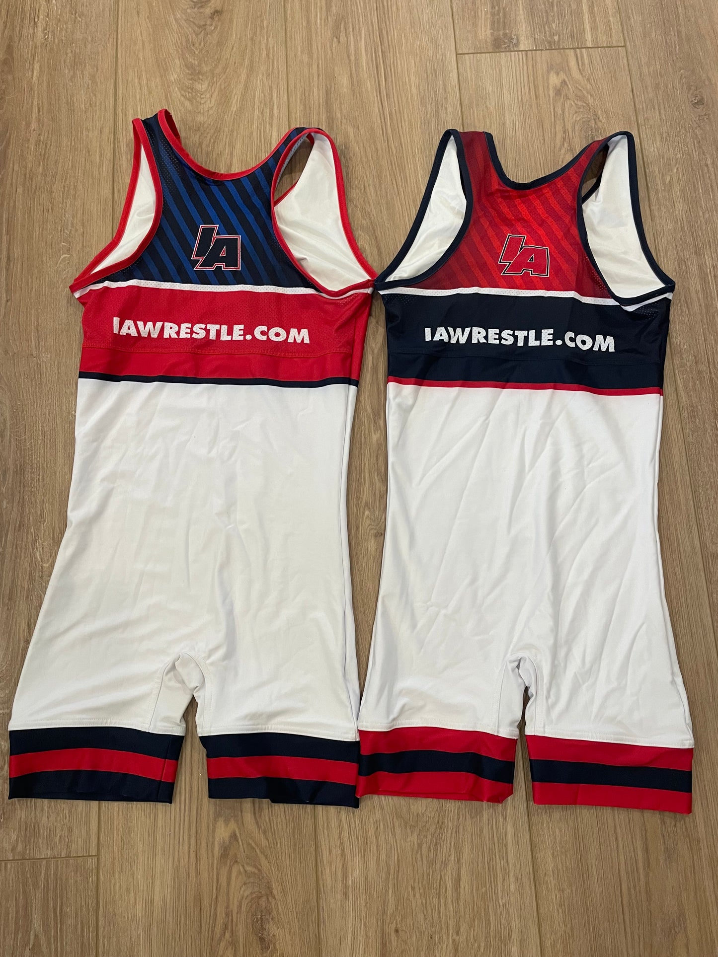 Women’s singlets Red/Blue/White