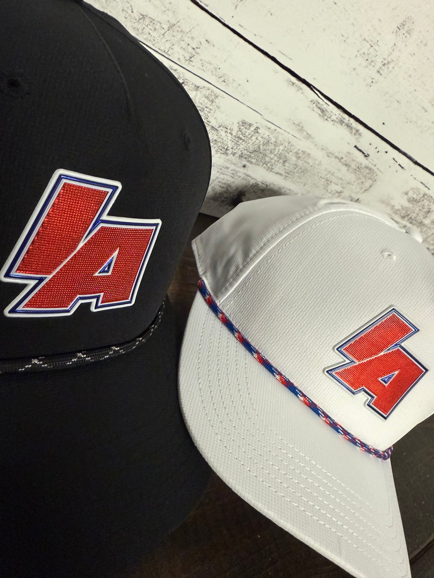 Textured Patch String Hats