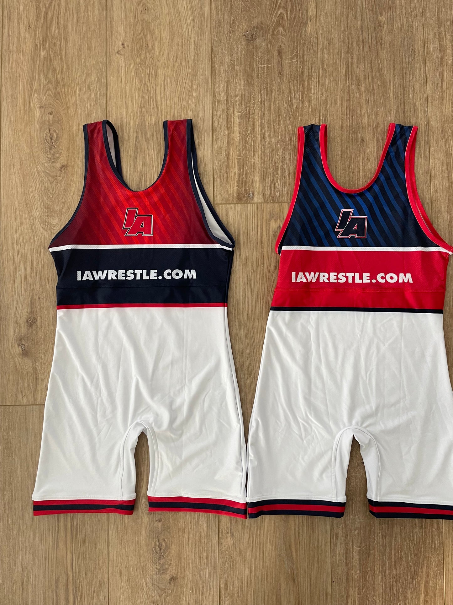 Red/ Blue IAwrestle singlets