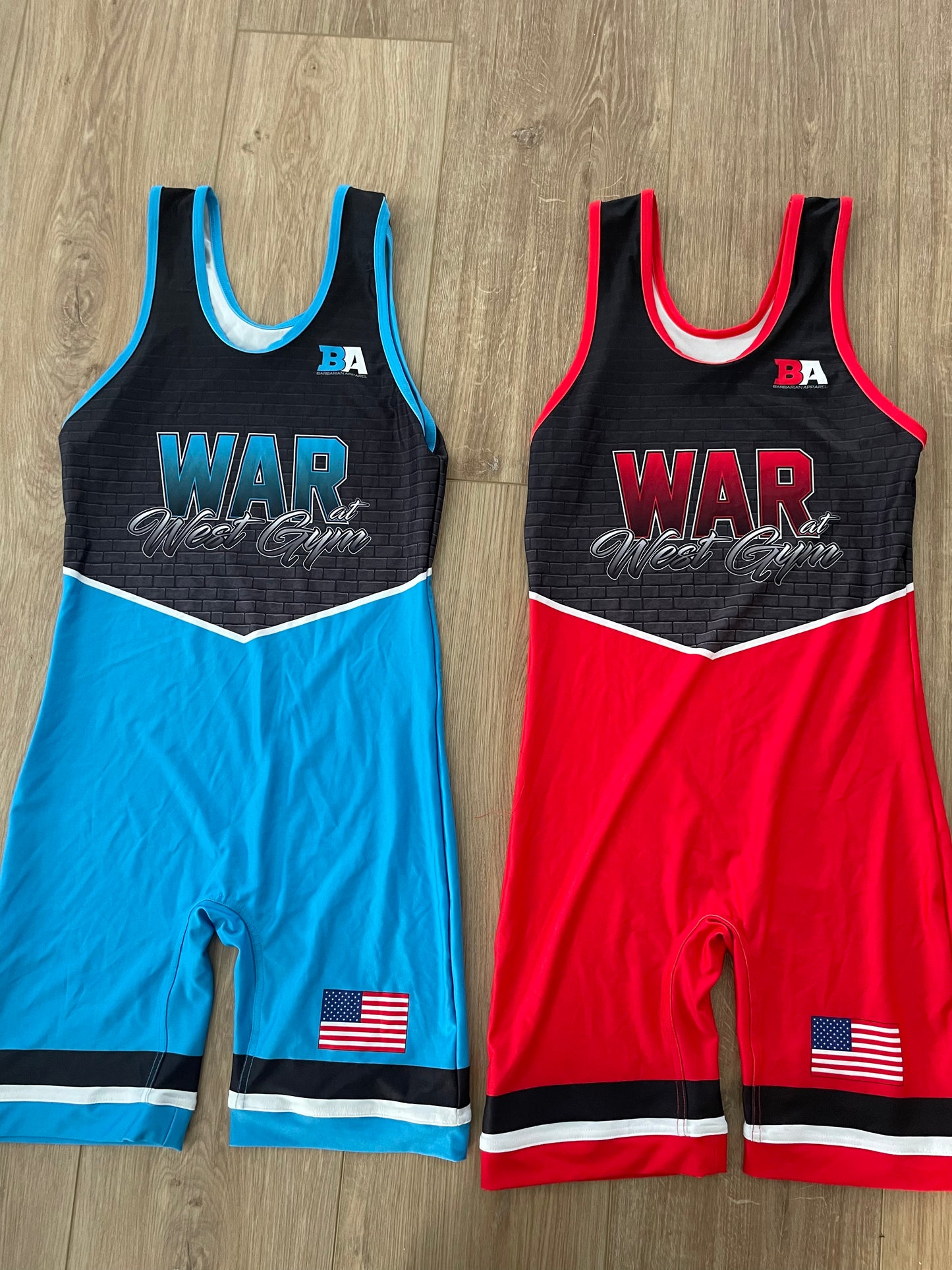War at West Gym Singlets