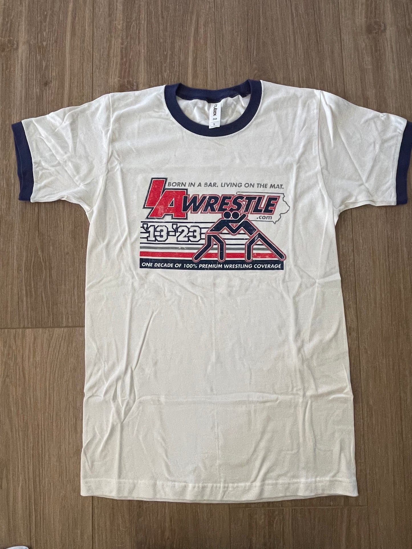 IAwrestle 10th Anniversary RINGER Shirt