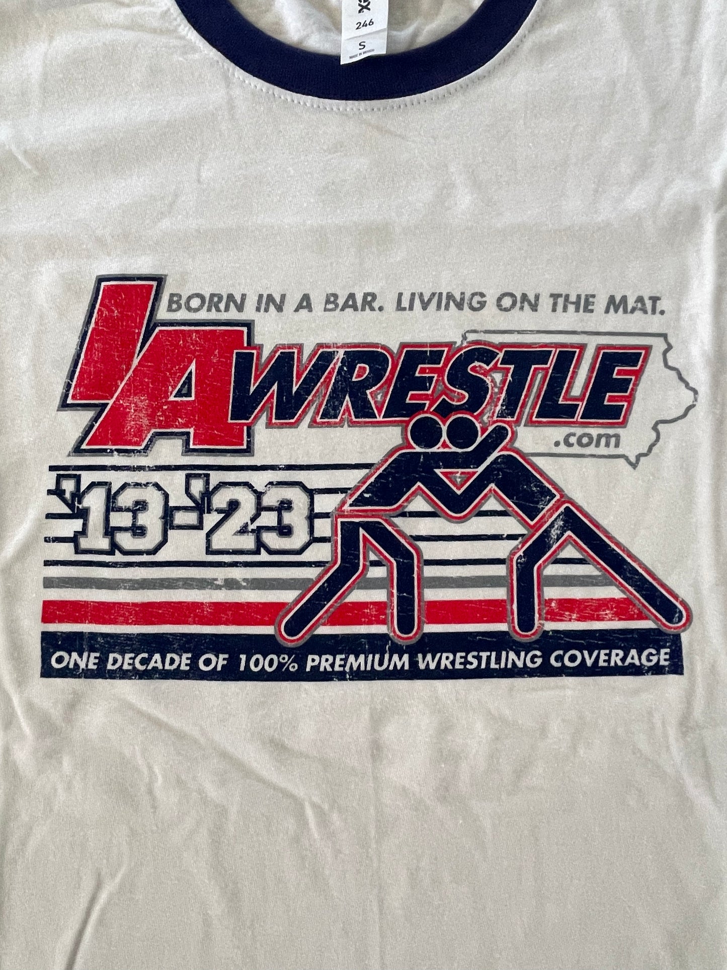 IAwrestle 10th Anniversary RINGER Shirt