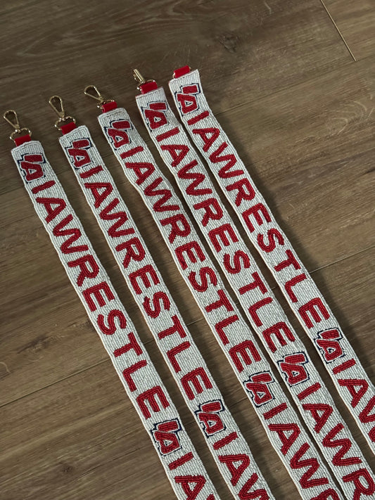 IAWrestle beaded purse strap