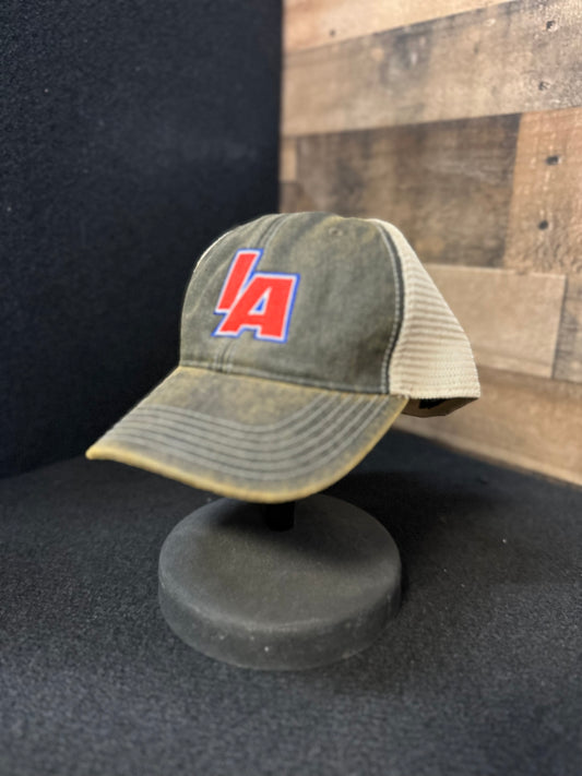 IAwrestle  Legacy Grey/Khaki Trucker Hat